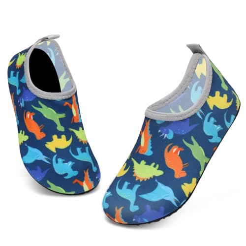 Image of ANLUKE Kids Boys Girls Water Shoes Barefoot Aqua Socks Fast Dry Beach Swim Outdoor Sports Shoes for Toddler