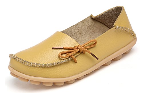 Image of VenusCelia Women's Breathable Comfort Walking Office Flat Loafer