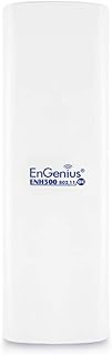 EnGenius Technologies ENH500v3 Wi-Fi 5 Wave 2 Outdoor AC867 5GHz Plug-n-Play Wireless Bridge, PTP/PTMP, IP55, 27dBm, 16 dBi High-Gain Antenna, Long Range up to 5 Miles, Gigabit Port [1-Pack]