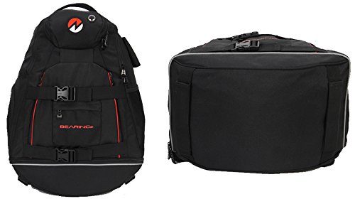 Sac à dos pour trottinette Dual noir - Transporteur réglable en nylon
