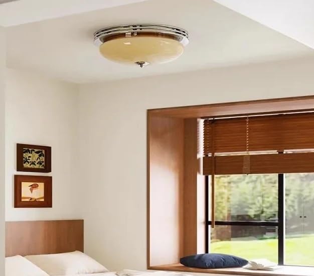 Plafonnier de chambre à coucher éclairage tamisé pour ambiance rétro