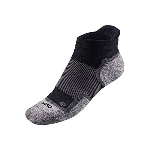 Road Runner Sports R-Gear OS1st Wide Ultimate Performance No Show Socks for Men and Women, Black, XL, (3 Pairs)4