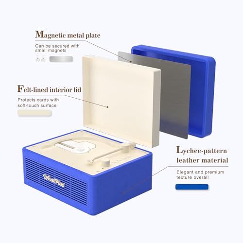 Image of Portable CD Player with Bluetooth and Speakers, Dark Blue