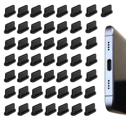 50 Pcs USB C Dust Plug, USB Type C Anti Dust Plugs Cover, Type C Charging Port Plug, USB C Dust...