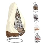 【Taille De La Housse De Chaise à œufs D'extérieur】Convient pour les chaises à œufs suspendues avec support. (Veuillez mesurer votre chaise d'extérieur avant l'achat pour garantir une sélection appropriée, voir les images présentées.)