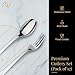 Cutlery (Set of 12, Stainless Steel Spoons - 6 and Forks - 6), 100% Food Grade, Non Toxic, Anti-Rust, Dishwasher Safe, Perfect Gifting Set for All Occasions