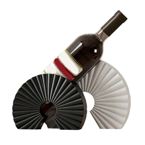 Soporte para botellas de vino de resina minimalista