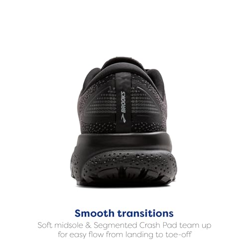 Brooks Brooks Men's Ghost 16 GTX Waterproof Neutral Running Shoe - Black/Black/Ebony - 8 Medium