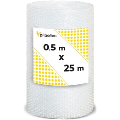 Rollo Plastico Burbujas Embalaje 50 cm x 25 m - Resistente y Reciclable Cover