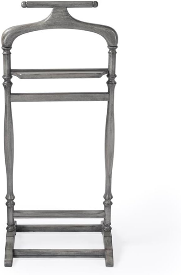 Butler Specialty Company Judson Powder Grey Wood Valet Stand