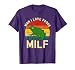 Funny Man I Love Frogs Milf Vintage Frog Lovers T-Shirt