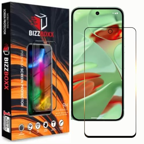 Image of Compatible With Google Pixel 9 Tempered Glass Screen Protector With Camera Cut Pixel 9 - High Definition, Shatterproof, Easy Install, Anti-Fingerprint (Google Pixel 9) - Pack of 1