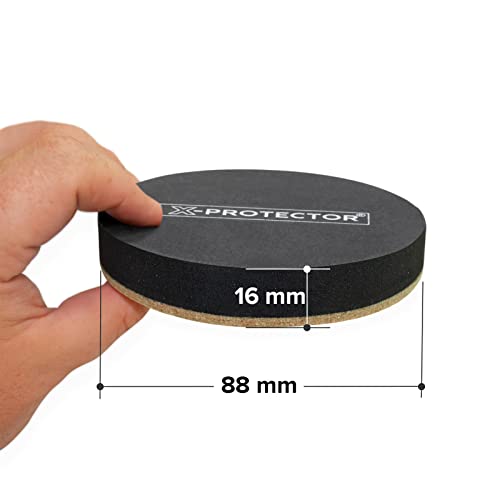 image for Felt Furniture Sliders Hardwood Floors X-PROTECTOR – 16 PCS 3 1/2