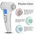 Imagen de 4 IN 1 instrumento de la belleza 1MHZ Ultrasonido + 3MHZ ultrasónico + galvánico Ion + Led de Fotones rejuvenecimiento de la piel facial Massager