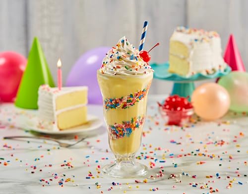 Image of Frostline Birthday Cake Soft Serve Mix, Lactose & Gluten Free, 6 lb Bag | Birthday cake soft serve mix with sweet, creamy flavor; just add water, dairy or dairy-free milk for smooth soft serve treats