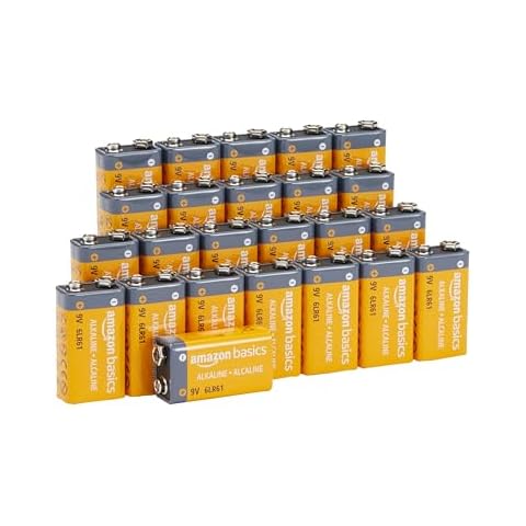 Amazon Basics 9 Volt Everyday Alkaline Batteries Cover