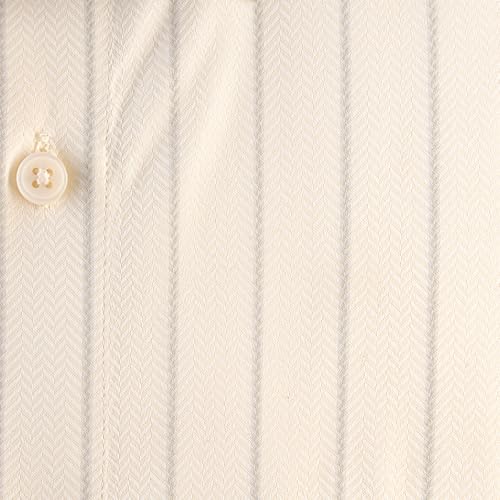 Image of 7-DAYS Men's Premium Striped Formal Shirt - Cotton Rich, Regular Fit, Full Sleeve, with Pocket, Wrinkle Resistant - Stylish Office & Everyday Wear.
