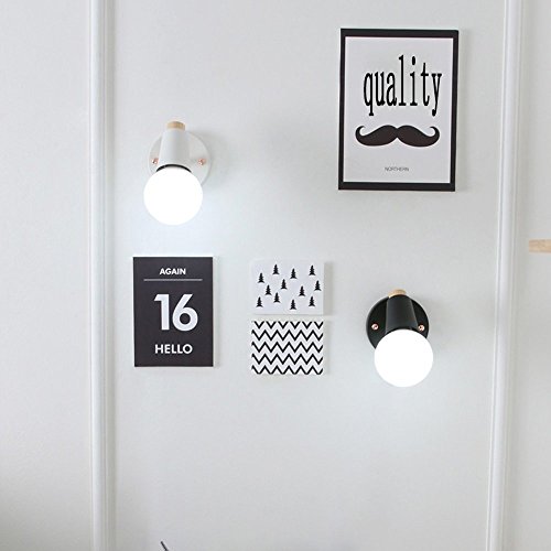 Applique murale bois E27 avec bras articulé orientable design scandinave - 4