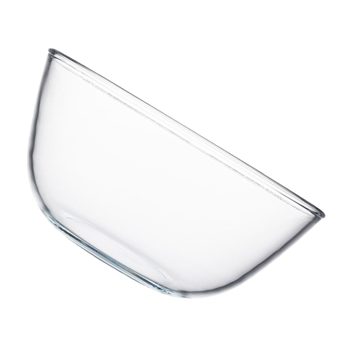 Bol en verre 1600ml pour salade et dessert de grande capacité
