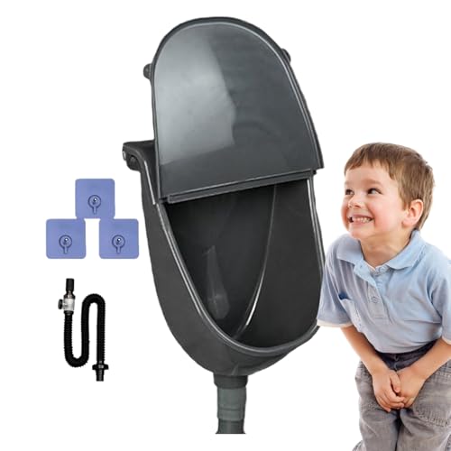 Kinrguiyuez Wand-Urinal Mit Deckel - Praktisches Urinal Für Garage & Garten