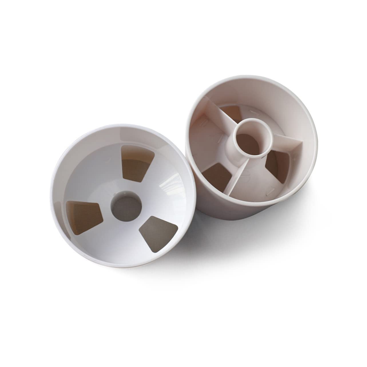 BCOATH Indoor Golf Putting Green Accessory 2 Pcs Plastic Green Cup Hole Cup for Practice Flag Support