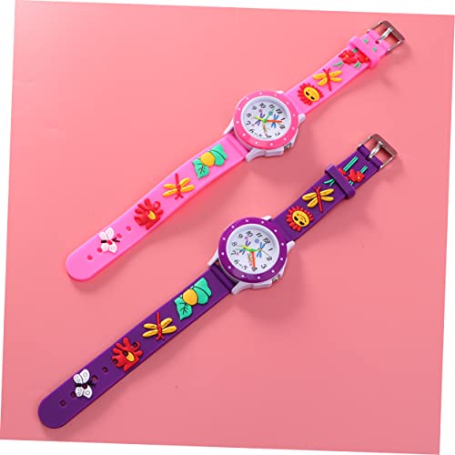 Mikikit Digital 3D Wrist Watch for Kids Kids Watch for Girls Safe Stylish Random Color2