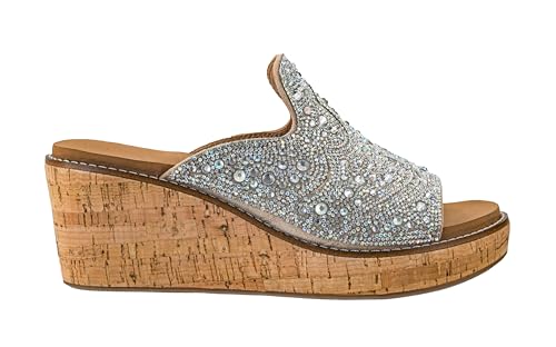 Corkys Footwear Women's Neon Moon 2.5-Inch Wedge, Featuring A Chic-Western Stitch Design on the Upper, Soft and Cushioned EVA Insoles For All Day Wear2