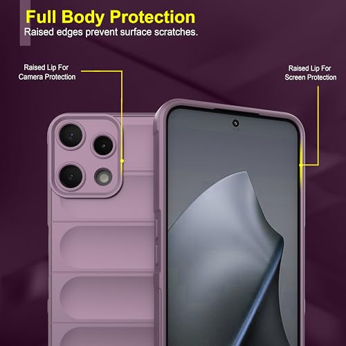 Image of Zapcase Back Case Cover for Nothing Phone 3a Lite | Compatible for Nothing Phone 3a Lite Back Cover | Liquid Silicon Magic Case for with Camera Protection | Lavender