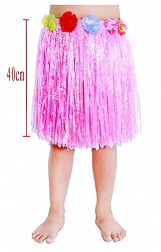 JZK 8 Multicolor Hawaiian Silk Faux Floral Party Fancy Hula Skirt For Girls Women Hawaiian Luau Party Hawaii Party Supplies Party Accessory - Image 3