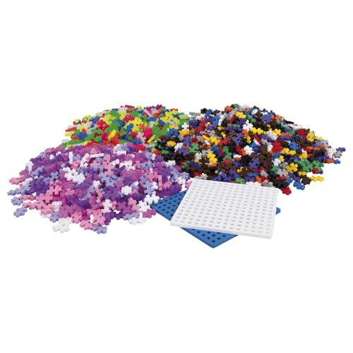 Plus-Plus Plus-Plus-PP3406 Animali Cassaforte Scoperta pezzi-PP3406, Colore Basic, Rosa, 2400 pièces, PP3406 - Lego - Immagine 2