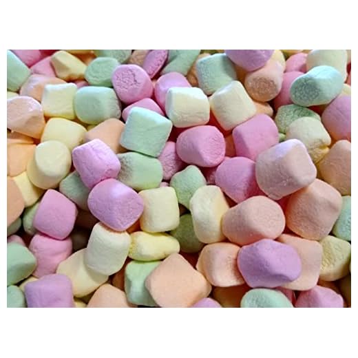 Fruit Flavored Mini Marshmallows - 10 Ounces of Assorted Orange Lemon Strawberry Lime Fresh Delicious Colorful Marshmallows
