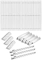 Flavorizer Bars,Heat Deflectors,Grill Burner and Grill Grid for Weber Genesis II 300/LX 300, GS4 Genesis ii E-310 ii E-315 ii E/S335 ii se-335 Grill