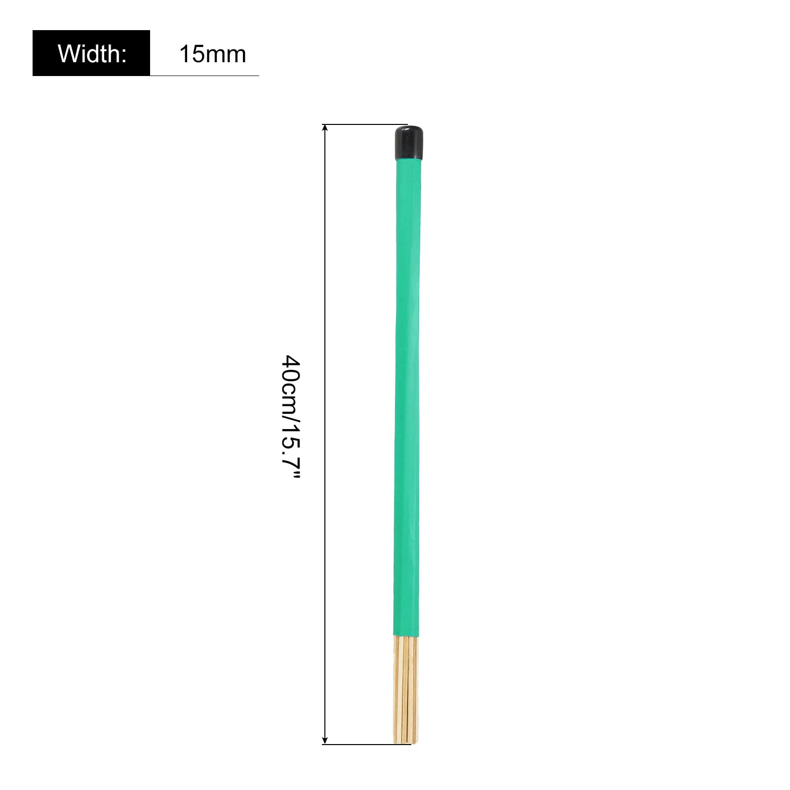 VINGVO Brosse de tambour 2 pièces tambour brosse pilon bâton maillet