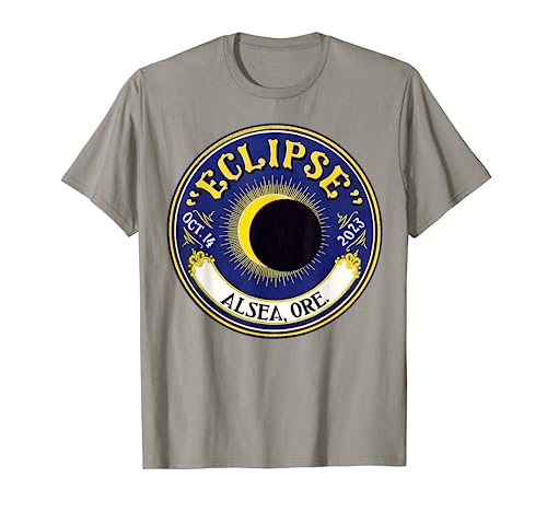 2023 Anulare SOLAR ECLIPSE Family Travel Tour Alsea Oregon Maglietta