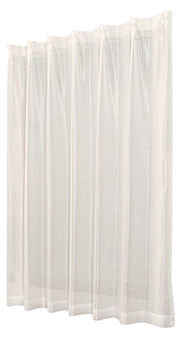 ユニベール ミラーレースカーテン シンク ホワイト 幅100×丈198cm 2枚組