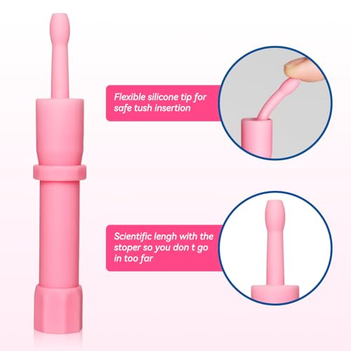 Image of Gas and Colic Reliever for Babies, Baby Gas Colic Relief, Natural Solution for Baby Colic and Gas Relief, 100% Safe & Effective Instant Constipation Relief for Babies, 20 Count (Pink)