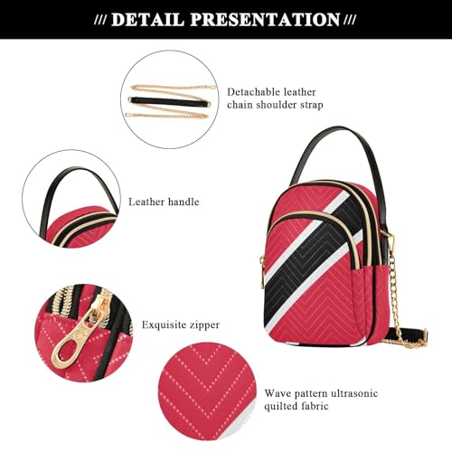 Image of Patriot Flag Cell Phone Purse Crossbody Handbag Durable Shoulder Bag Sturdy Travel Pouch