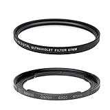 67mm Multi-Coated UV Protective Filter for Canon SX70 HS, SX1 IS, SX10 IS, SX20 IS, SX30 IS, SX40 HS Digital Cameras - Includes FA-DC67A Replacement Ring Adapter