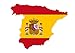 Adesivo per auto con bordo della Spagna, adatto per camper/camper/moto Espana, resistente alle intemperie e ai raggi UV
