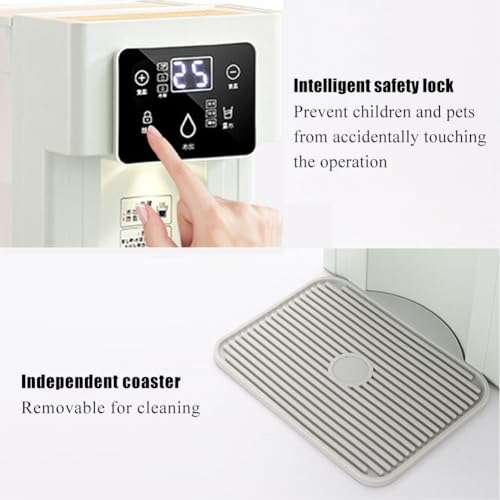 Compact Instant Water Dispenser with Adjustable Temperature for Kitchen, Bedroom, and Office – Smart Water Boiler Available in White, Green, and Pink - Image 5