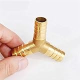Técnicas: Fundición RenHe Brass Barb Accesorio De Tubería 2 3 4 Way Conector For 4 Mm 5 Mm 6 Mm 8 Mm 10 Mm 12 Mm 16 Mm Acoplamientos De Tubo De 19 Mm De La Manguera De Cobre Pagoda Agua