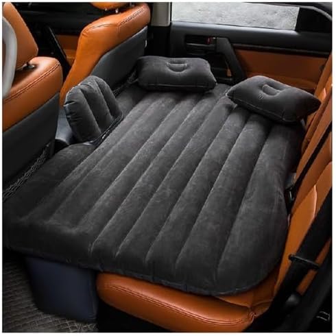 Opblaasbare autoluchtmatras voor Dodge Nitro 2007-2024,achterbankluchtmatras draagbaar verdikt buitenrecreatie reiskampeeruitrusting,C-Red