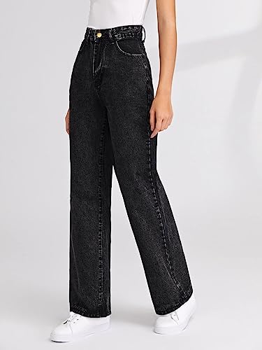 Image of dockstreet High Rise Denim Lycra Jeans | Straight Fit Ankle-Length Design with Body Shaping Fabric