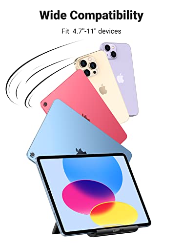 Ugreen Tablet Stand Holder Adjustable Portable Desktop Holder Dock Office Desk Accessories Compatible For Ipad 10.2 Ipad Pro 11 Inch Ipad 9.7 Ipad Mini 5 4 3 2 Ipad Air Iphone 14 13 12 Black #TOP5