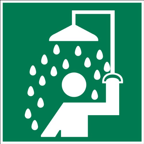 Panneau Safety Shower Brady pour sécuriser un laboratoire ou atelier