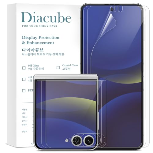 Protection Galaxy Z Flip 7 film TPU ecran pliable et couverture hydrogel haute clarte lot de 6