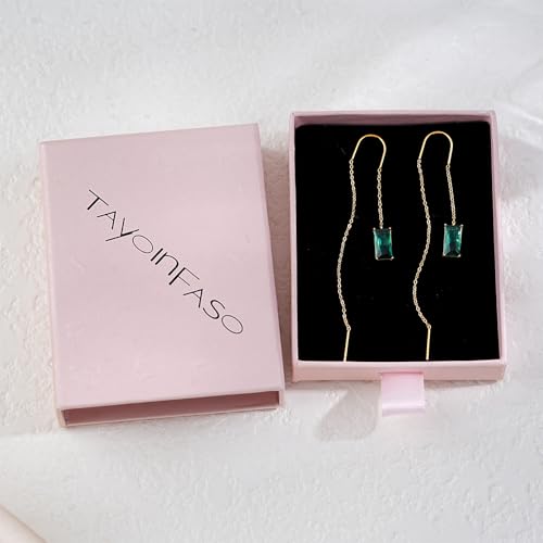 Boucles d'oreilles chaîne cœur en or 18 carats le cadeau romantique idéal - 4