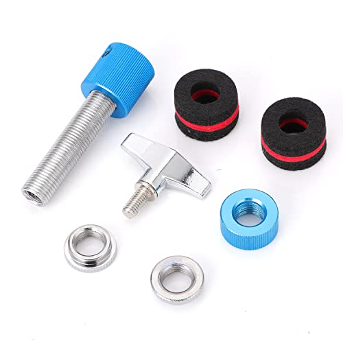 Facmogu Standard Hi Hat Clutch 7Mm, Aluminum Hi Hat Clutch Drum Clutch For Cymbal Stand, Hi-Hat Cymbal Clutch Jazz Drum Clutch Cymbal Hi-Hat Stands Parts Percussion Instrument Accessory - Blue #TOP5