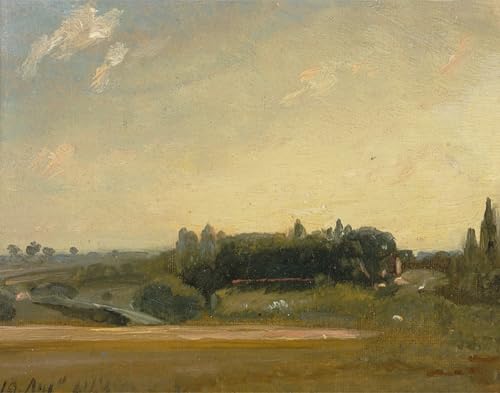 Poster John Constable Vue vers le presbytère décoration murale graffiti salon 60x90