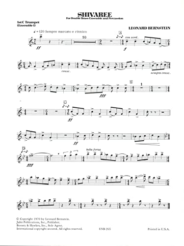 Partition Shivaree pour blechwind instruments concert de cuivres et percussion - 3